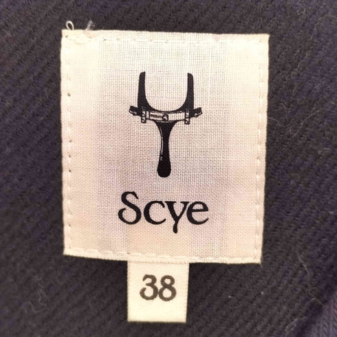 サイ SCYE ウール ダブルフェイス天竺アトリエ コート タイロッケンコート レディース JPN:38