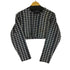 トリココムデギャルソン tricot COMME des GARCONS 80S ブロックチェッククロップドニットトップス レディース