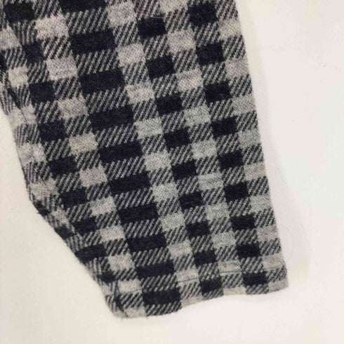 トリココムデギャルソン tricot COMME des GARCONS 80S ブロックチェッククロップドニットトップス レディース