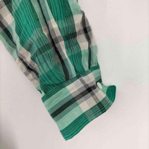 ローブドシャンブルコムデギャルソン robe de chambre COMME des GARCONS L/S チェックロングシャツワンピース レディース