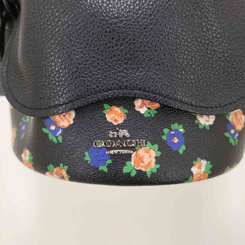 コーチ COACH レザー ペタル 巾着バッグ ショルダーバッグ 斜め掛け レディース