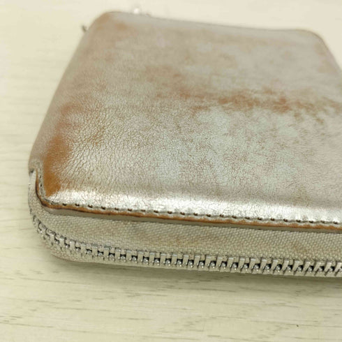 コムデギャルソン COMME des GARCONS GOLD LINE SILVER WALLET ラウンドジップ ウォレット 財布 メンズ