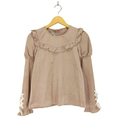 シークレットハニーバイハニーバンチ Secret Honey by Honey Bunch ファーティペット付ベロアトップス レディース 0