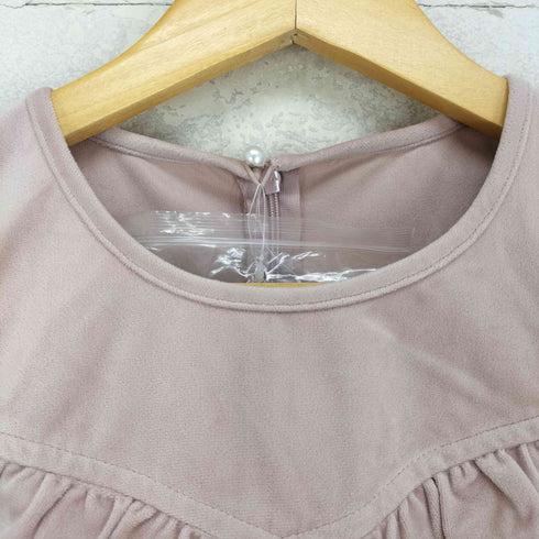 シークレットハニーバイハニーバンチ Secret Honey by Honey Bunch ファーティペット付ベロアトップス レディース 0