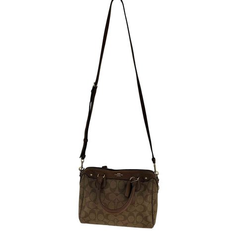 コーチ COACH シグネチャー 2WAY ハンドバッグ PVC レディース