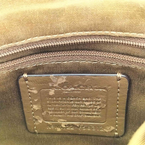 コーチ COACH シグネチャー 2WAY ハンドバッグ PVC レディース