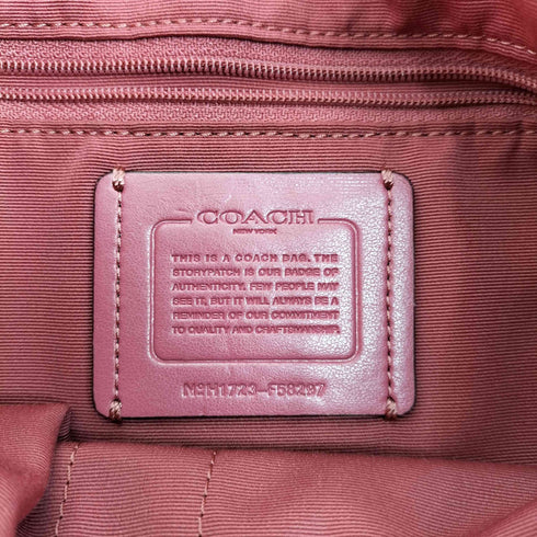 コーチ COACH ロングショルダー シグネチャー ショルダーバッグ PVC レディース