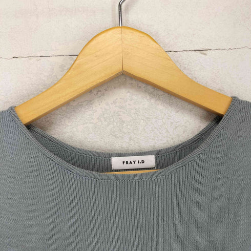 フレイアイディー FRAY I.D コットンギャザー ニットコンビ ワンピース レディース ONE