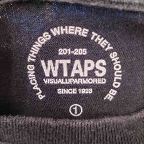 ダブルタップス WTAPS ロゴプリント L/S Tシャツ メンズ JPN:1