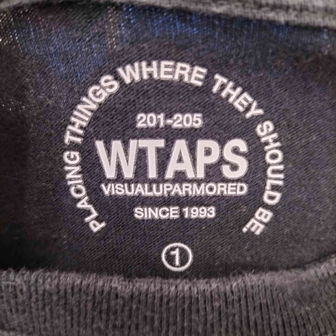 ダブルタップス WTAPS ロゴプリント L/S Tシャツ メンズ JPN:1
