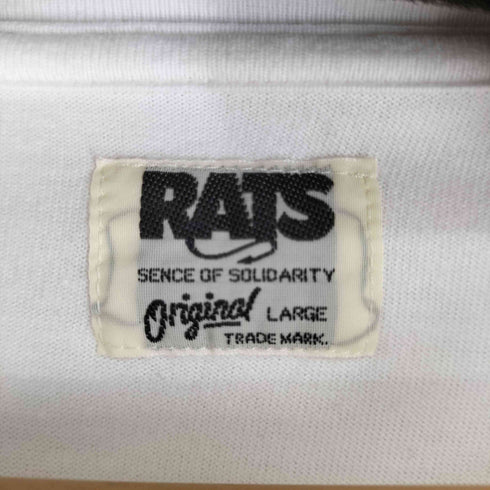 ラッツ RATS BOX LOGO WAY OF LIFE TEE メンズ