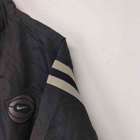 ナイキ NIKE リブ切替 ナイロン ジップアップジャケット スウォッシュ メンズ import:L