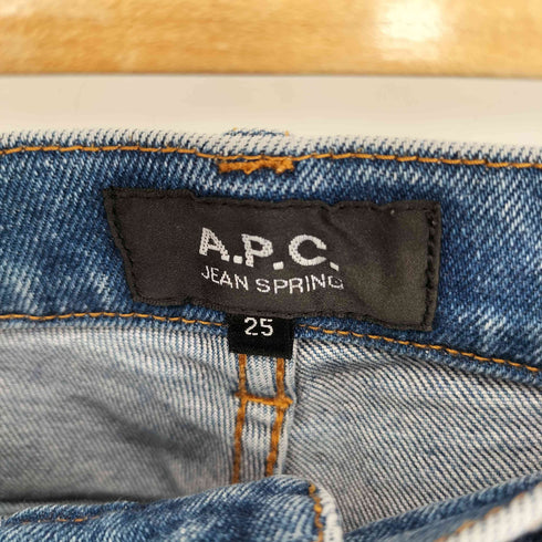 アーペーセー A.P.C. JEAN SPRING ハイウエスト. ロングカット ストレッチデニム レディース 25