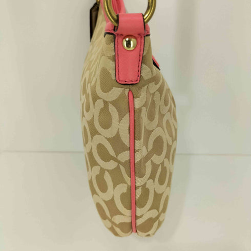 コーチ COACH オプアート キャンバス ショルダー レディース