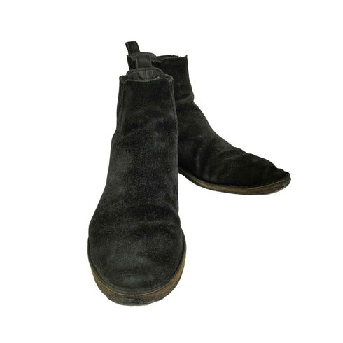サンローランパリ SAINT LAURENT PARIS スウェードサイドゴアブーツ メンズ