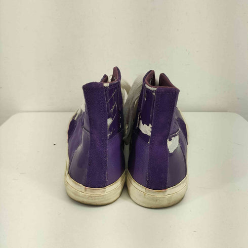 ヨウジヤマモトプールオム Yohji Yamamoto POUR HOMME レザーパッチワークハイカットスニーカー メンズ