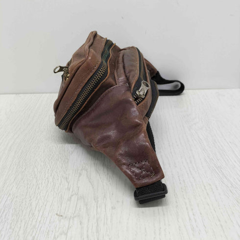 バンソン VANSON レザーウエストポーチ メンズ
