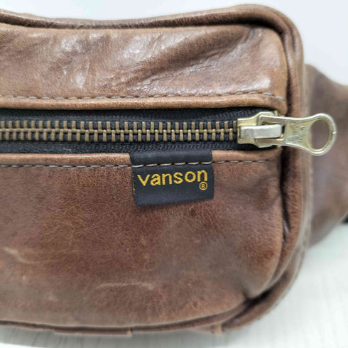 バンソン VANSON レザーウエストポーチ メンズ