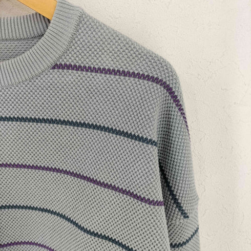 クレプスキュール crepuscule BD KANOKO P/O 鹿の子ボーダースウェット メンズ JPN:3