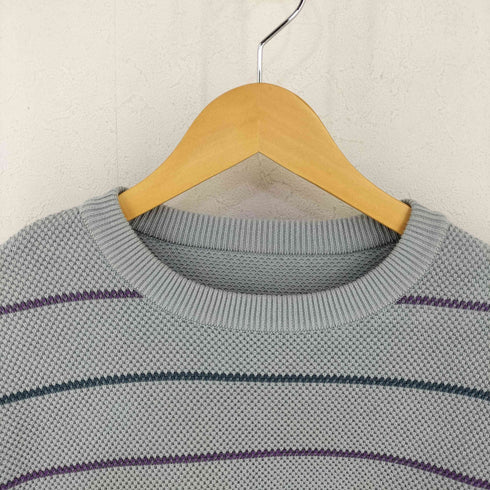 クレプスキュール crepuscule BD KANOKO P/O 鹿の子ボーダースウェット メンズ JPN:3