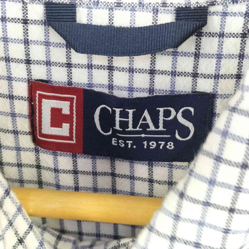 チャップスラルフローレン CHAPS RALPH LAUREN 90S チェック BDシャツ メンズ import:XL