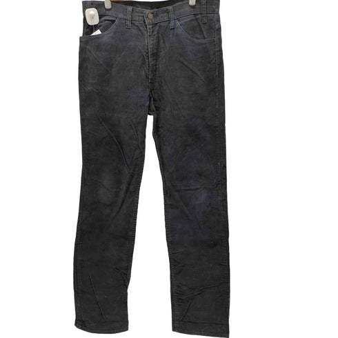 リーバイス Levis USA製 ボタン裏513 42TALON 白タブ ブラック コーデュロイパンツ メンズ