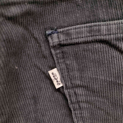 リーバイス Levis USA製 ボタン裏513 42TALON 白タブ ブラック コーデュロイパンツ メンズ