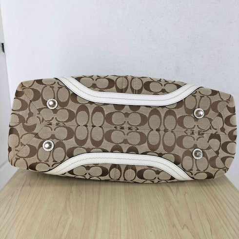 コーチ COACH シグネチャーレザーショルダーバッグ レディース