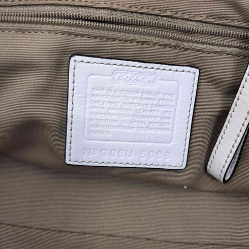 コーチ COACH シグネチャーレザーショルダーバッグ レディース
