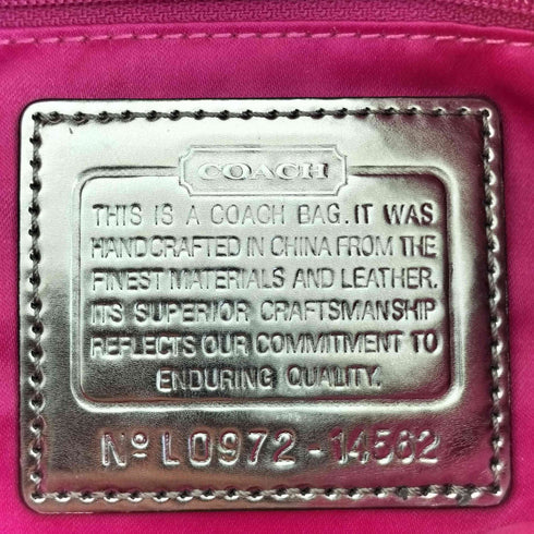 コーチ COACH シグネチャー ポピー ショルダーバッグ ハンドバッグ レディース