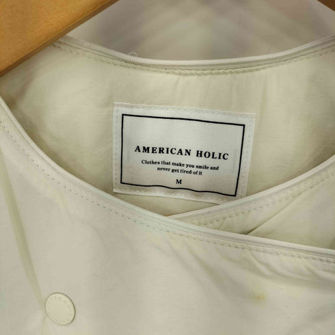 アメリカンホリック AMERICAN HOLIC キルポカ 撥水加工サイド ZIPコート レディース import:M