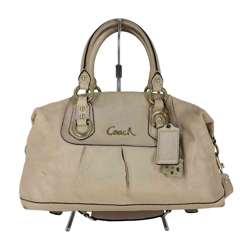 コーチ COACH アシュレイ レザー サッチェル ハンドバッグ レディース