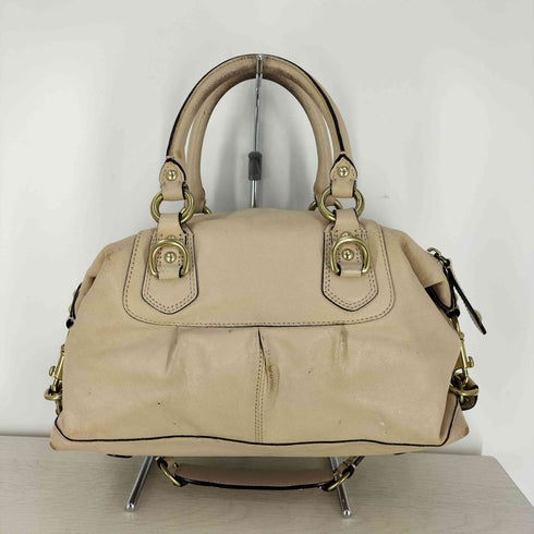 コーチ COACH アシュレイ レザー サッチェル ハンドバッグ レディース
