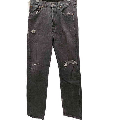 リーバイス Levis USA製 ボタン裏553 501 先染め ブラック メンズ 33inch