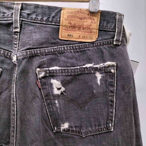 リーバイス Levis USA製 ボタン裏553 501 先染め ブラック メンズ 33inch
