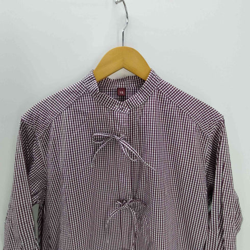 ドットアンドストライプスチャイルドウーマン Dot&Stripes CHILD WOMAN ギンガムチェック リボンシャツワンピース レディース FREE