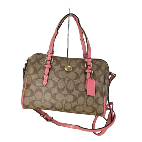 コーチ COACH シグネチャーロゴ 2WAY ハンドバッグ レディース