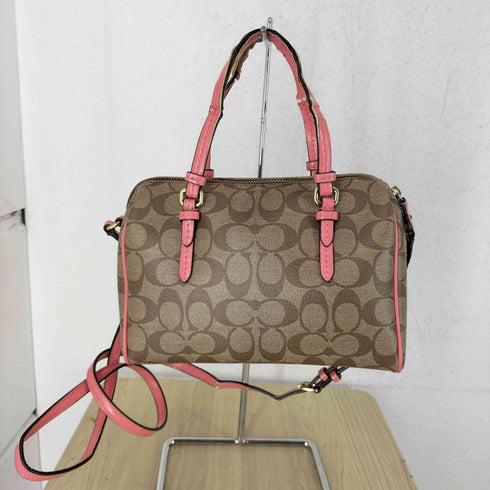 コーチ COACH シグネチャーロゴ 2WAY ハンドバッグ レディース