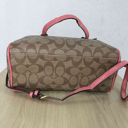 コーチ COACH シグネチャーロゴ 2WAY ハンドバッグ レディース
