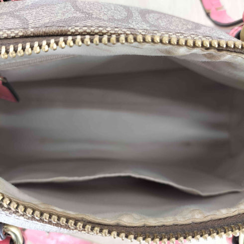 コーチ COACH シグネチャーロゴ 2WAY ハンドバッグ レディース