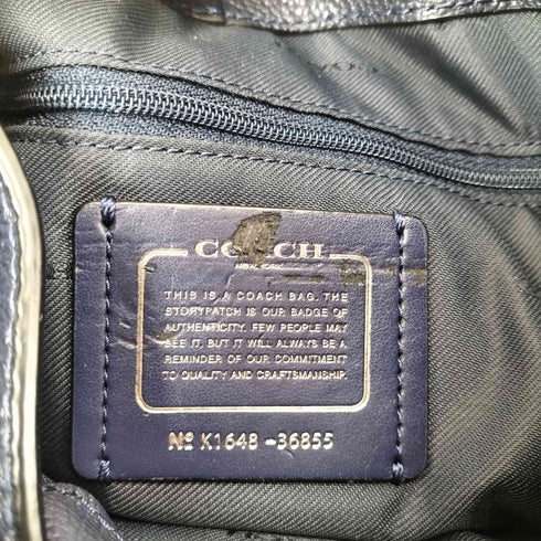 コーチ COACH チェーンハンドル レザーハンドバッグ レディース