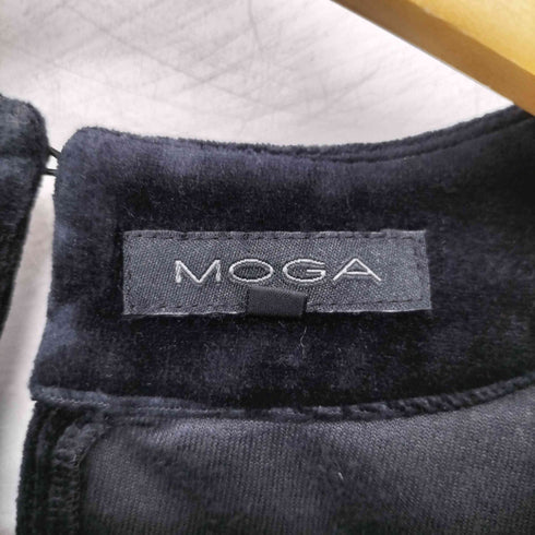 モガ MOGA スパンコール ベロア パフスリーブ S/S カットソー レディース JPN:3