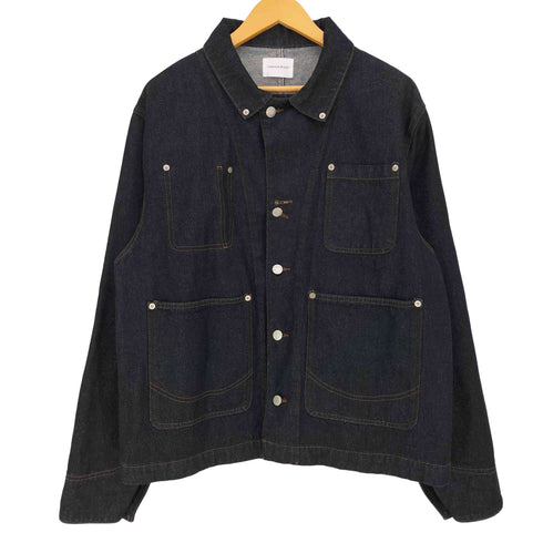 カンファーウッド CAMPHOR WOOD 3pockets wide coverall denim jacket メンズ import:M