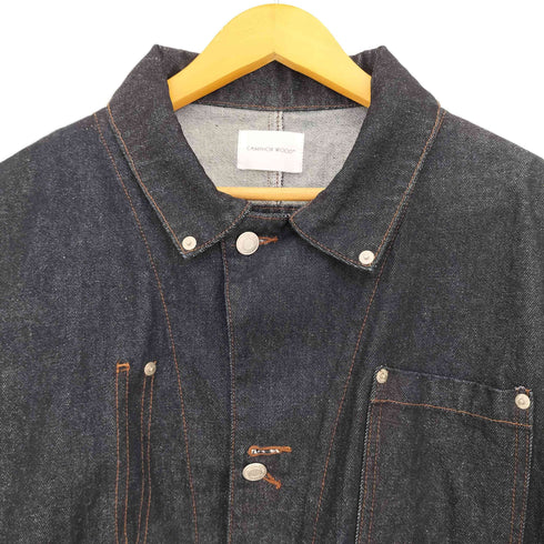 カンファーウッド CAMPHOR WOOD 3pockets wide coverall denim jacket メンズ import:M