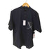 ブラックレーベルクレストブリッジ BLACK LABEL CRESTBRIDGE リネン混 バンドカラー半袖シャツ メンズ JPN:XL