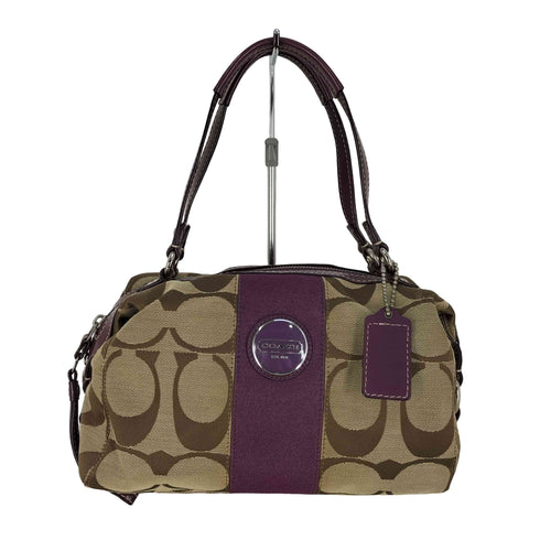 コーチ COACH バッグ シグネチャー キャンバス キャンバス パテントレザー レディース