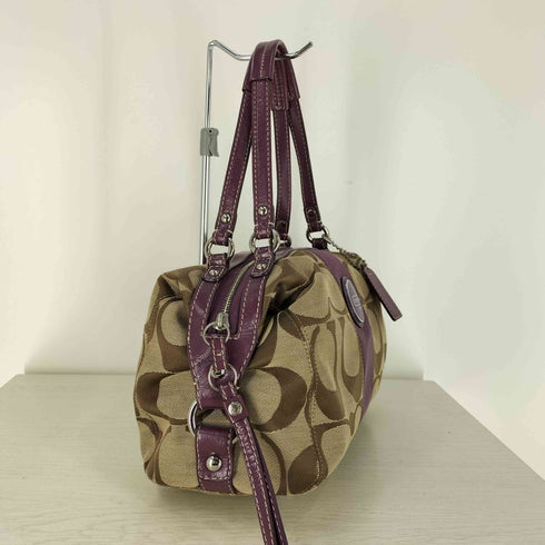 コーチ COACH バッグ シグネチャー キャンバス キャンバス パテントレザー レディース