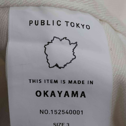 パブリックトウキョウ PUBLIC TOKYO エバークリースデニムイージーパンツ メンズ JPN:3
