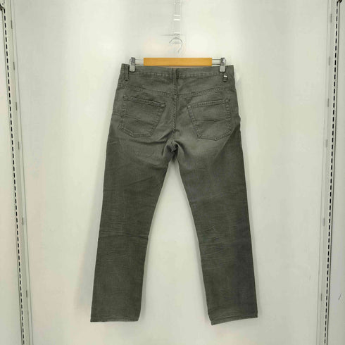 ディオールオム Dior HOMME 07AW エディ期 イタリア製 ボタンフライ ストレッチスキニーグレーデニムパンツ メンズ 31