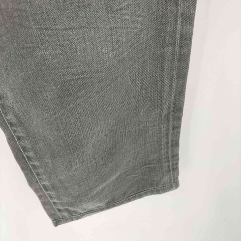 ディオールオム Dior HOMME 07AW エディ期 イタリア製 ボタンフライ ストレッチスキニーグレーデニムパンツ メンズ 31